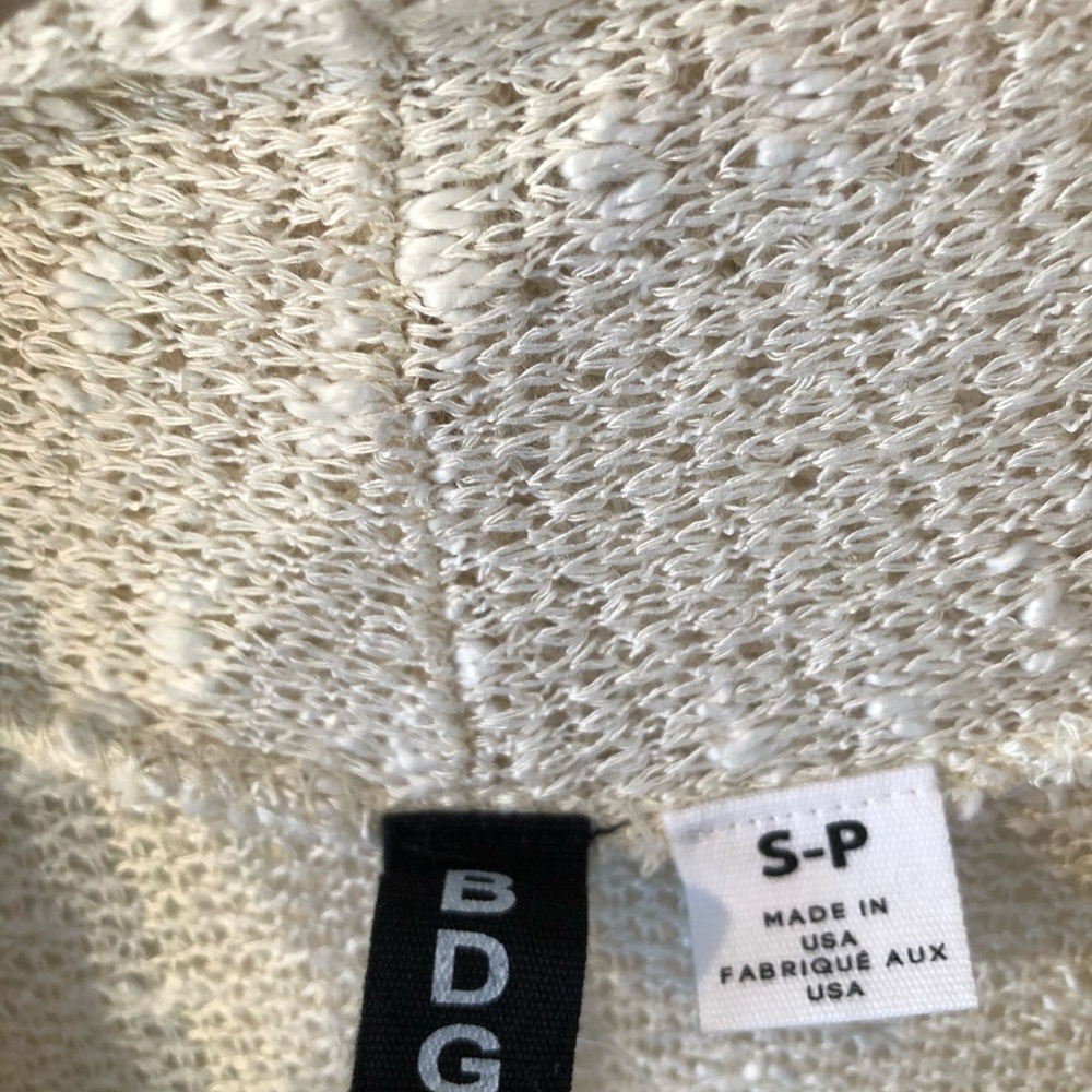 SzS BDG  NWT ivory cardigan - Picture 7 of 9